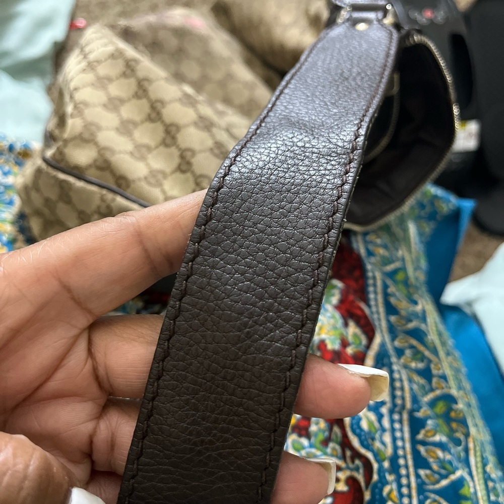 Gucci Brown Leather Belt Bag